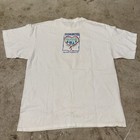 Vintage Rare Nike Tennis     1996 Us Open Nyc T Shirt      usa Made     Large White