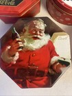 A 191-   7-  Collectible Christmas Cookie Tins  Coca-cola And Snowman    