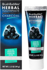 Herbal Charcoal Toothpaste  Activated Charcoal Whitening  Fluoride Free  3 5 Oz