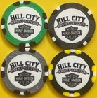 Harley Davidson Wide Print Poker Chip From Hill City Hd In South Dakota  pick 1 