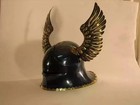 Antique Medieval Roman Centurion Vintage Helmet Armor Red Crest-plume With Stand