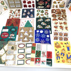 Vtg Lot Hallmark American Greetings Stickers Christmas Thanksgiving 50  Sheets