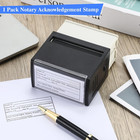 Sinload Notary Stamp - Self Inking Notary Public Stamp For Sworn   Subscribed   