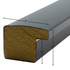 Craig Frames 1wb3bk 11 By 17-inch Picture Frame  Smooth Wrap Finish  1-inch Wide