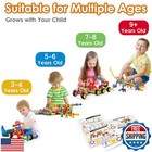 Moontoy Stem Toys For 3 4 5 6 7 8  Year Old Boy Girl Birthday Gift  110 Pcs S