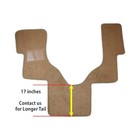 2006 2014 Ford Econoline Van Floor Mats  Beige Carpet  Heel Pad   Serge Edges