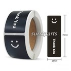 120 Pcs Thank You Black Stickers Smile Thank You Sticker Us Stock