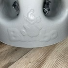 Bumbo Infant Floor Seat Baby Sit Up Chair With Adjustable Harness  Cool Gray 