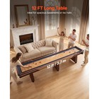 Uimoso 12 Ft Shuffleboard Table With Dual Shuffleboard And Bowling Game Set