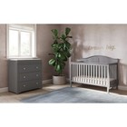 Convertible 4-in-1 Crib   Dresser Nursery Set Safe Durable Toddler Furniture New