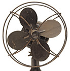 Antique Art Deco Westinghouse 6-3 4  Dia 4 Blade Electric Desk Fan Bakelite Base