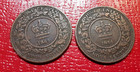  pgasteelers1  Canada- Nova Scotia  1 Cent 1864 2 Coins - Victoria Bz  Km 8 2     