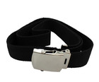 Black Travel Money Belt Hidden Security Waist Pouch Wallet Buckle For Mens