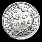 1853 Seated Liberty Half Dime Silver  ---- Gem Bu Coin ----  733h