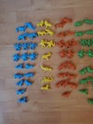 Vtg 1980 s Lot Of 75 Small  Toy Rubber Animal Figures Diener
