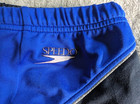 Vintage Speedo Jammers Swimsuit Mens Xl 34 Blue Black