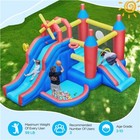 Inflatable Bounce House 7-in-1 Bouncy Castle Combo For Kids Aged 3-10 W  Blower