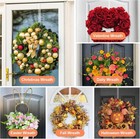 12  Clear Wreath-hanger Non Scratch Over The Door Hooks