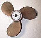 Antique Michigan Brass Boat Propeller Amc 425 Three Blades 8 