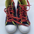 Heelys Hustle Pac-man Shoes Youth 4 High Top Roller Sneakers Retro Gamer Black