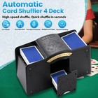 4 Deck Card Shuffling Machine Board Game Poker Playing Cards Automatic Shuffler