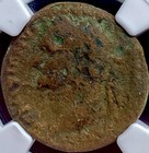 Emperor Domitian 81-96 Ad Judaea Caesarea Genuine Ngc Graded Ancient Roman Coin
