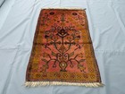 1940s Antique Afghan Baluchi Rug 3x4 Hand Knotted Persian Style Oriental Carpet