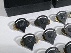 Lot Of 14 Vintage Military Army Insignia Black Eagle Great Seal Lapel Pin Spec 5