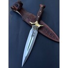 Custom Handmade Carbon Steel Blade Survival Dagger Knife   Hunting Knife Camping
