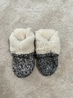 New Bombas Sherpa Lined Gripper Bootie Black Slippers Unisex M W9-11 5  M7-9 5