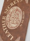 Rate Leather  Secrets By F o  Baird-vintage 1976 Leather Crafte   s Reference Book