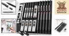 Durable Black Metal Mechanical Pencil Set - Perfect For Sketching  Drawing   Cad