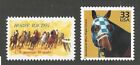Secretariat   Horse Racing - 2 U s  Postage Stamps - Mint Condition