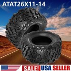     set Of 2 26x11 00-14 26x11-14 26x11x14 6 Ply Offroad Mud Atv Utv Tires Tubeles