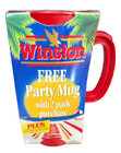 Vintage Winston Cigarettes Red Party Mug 34 Oz Promo Give-away