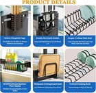 Over The Sink Dish Drying Rack 3 Tier Large Dish Rack Metal For Kitchen With Lid