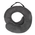 Deluxe Travel Neck Pillow - Soft  Portable  Adjustable Support For Comfort