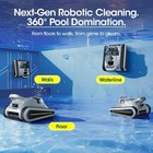 Seauto Cordless Robotic Pool Cleaner Wall Climbing App Support And Accessories