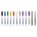 Uni-ball 63721 Fine Bullet Tip Permanent Marker - Assorted Colors  12 set  New