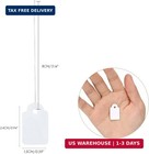 G2plus 500pcs Small Price Tags With String Attached  0 94 X 0 59 In White Blank