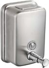 500ml Manual Wall-mount 304 Stainless Steel Hand Liquid Soap Gel Dispenser