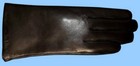 Black Leather Gloves-new Womens Genuine Lambskin-cashmere Lined-top Quality St10