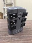 Belkin 6-outlet Rotating Pivot-plug Surge Protector 1080j Gray black