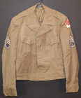 Korean War U s  2nd Army Sergeant  ike  Jacket Wool Field 38r Dated 1948