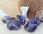  2  Natural Rough Stones Crystal Large Raw Crystals Bulk 0 55 Pound Amethyst