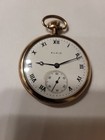 Elgin Antique Open Face Gold Filled Pocket Watch Working Philadelphia Case Co 