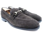 Allen Edmonds  randolph  Bit Penny Loafers Dress  10 D Chocolate Suede  517n 