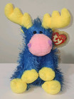 Ty Punkies - Marbles The Moose  10 Inch  New Mwmts Plush Stuffed Animal Toy