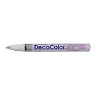 Decocolor  Paint Marker  White Ink  Extra Fine Point  Permanent Oil Based Opaque
