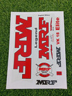 3d Embossed Mrf Bat Sticker Decal For Cricket Bat Waterproof Pack Of 2